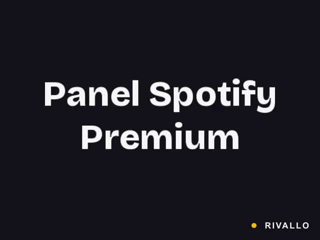 Panel Spotify Premium